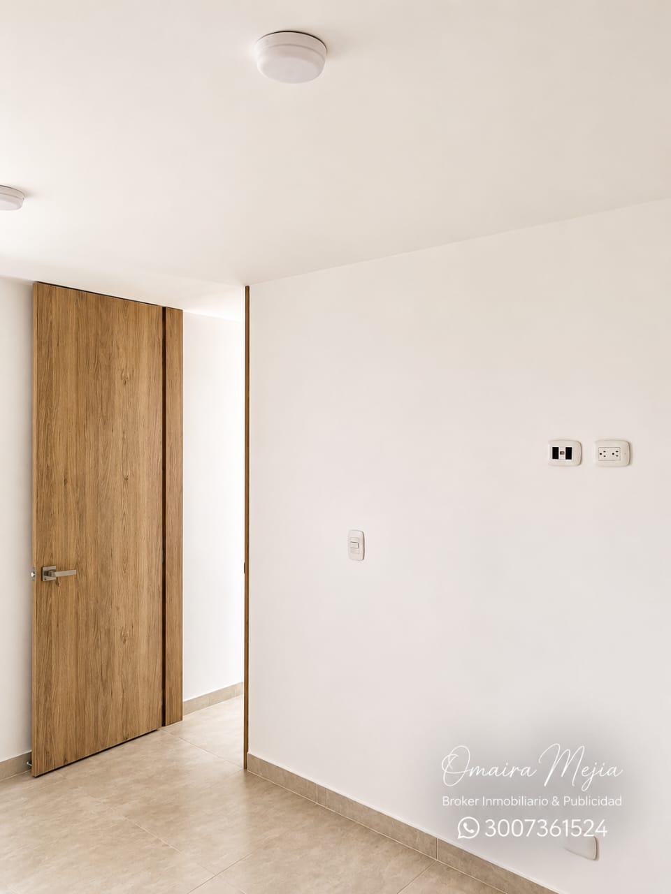 Espacio interior del apartamento nuevo para estrenar en Bogota zona norte